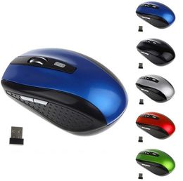 2.4GHz USB Optical Wireless Mice 7500 USB Receiver Mouse Smart Energy Saving Mouse for Tablet, Laptop and Desktop