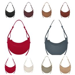 designer bags wallet designer Shoulder bag shoulder Half-Moon bag Full-Grain Textured Smooth Calf Leather Tote Designer Zip Closure Crossbody Women Hobo Handbags