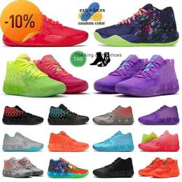 MBMb NEW lamelo 2023 01 ball basketball shoes mens big size 12 all red lamelos rick and mortys mb.01 mb1 green gold black blue winter fashion outdoor