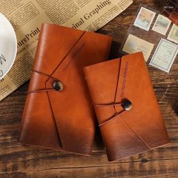 A6/A7 Retro Loose-leaf Notebook School Office Stationery Diary Notepad PU Leather Note Book Traveler Journal Planners Gifts
