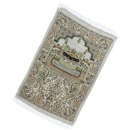 Carpet Prayer Mats Muslim Portable Prayer Mat Rug Ramadan Eid Gift For Travel Home Office Z0411