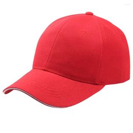 Ball Caps Summer Plain Solid Colour Baseball Men Women Visor Hat Adjustable Snapback Fashion Hip Hop Cap Street Dad Hats