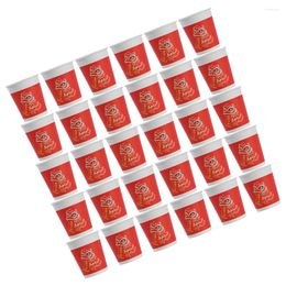 Wine Glasses 50pcs Year Party Paper Cups Drink Coffee