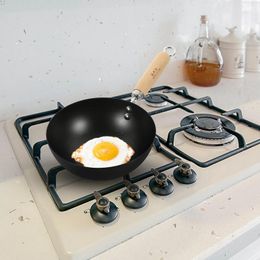 Pans Frying Pan Induction Hob Japanese Wok Gas Stove Mini Cooking Home Kitchen Round Bottom Household