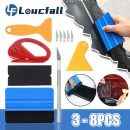 New Film Wrap Kit Squeegee Set Scraper Cutter for Vehicle Window Tint Wrapping Tools Vinyl Spatula Car Accessories