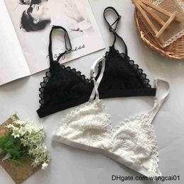 Bras SP CITY Summer Sexy Lace Tube Top Women Hollow Out Bratte Thin Chest Girl Bras Seamss Transparent Lingerie French Underwear 411&3