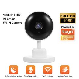 Baby Monitor Tuya WiFi Wireless 2MP Smart Home Security Surveillance Two-Way Audio Baby Cry Alarm Night Vision Intercom