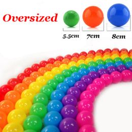 Sports Toys 50/100 pcs 5.5/7/8 cm Eco-Friendly Colourful Soft Plastic Ocean Ball Pool Tent Fun Toy Baby Crawling Children Kid Gifts Outdoor 230410