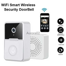 Doorbells Multi-function Wifi Bluetooth Doorbell Ir Night Vision Smart Security Doorbell Camera Alkaline Battery Variable Sound Smart Home YQ231111