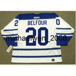 Weng Mens #20 ED BELFOUR 2002 CCM Hockey Jersey or custom any name or number retro Jersey