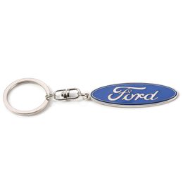 Car Badge Keychain for Ford Long Chain Keyring 4s Shop Auto Accessories Keychain Men And Women Gift Pendant 4s Shop Advertising Gifts