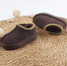 Kids Toddler Tasman Slippers Uggies Braid Tazz Sandals Baby Shoes Chestnut Fur Slides Sheepskin Shearling Classic Ultra Mini Boot Winter Mules Australia b255