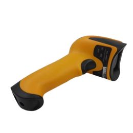 Laser Bar Code Scanner Newest Black/Yellow Visible Laser Diode 650nm Antiknock design USB Handheld Barcode Reader for POS PC Qpeak