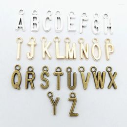 Charms 26pcs 26 English Letters Vintage Zinc Alloy Metal Pendant For Diy Jewelry Making 1758