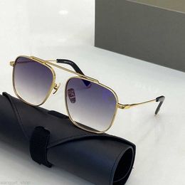 Designer Sunglasses For Women Mach Eight Man Sunglasses DLS102 Cat Eye style Anti-Ultraviolet Retro eyeglass Plate Metal Full Frame Fashion glass