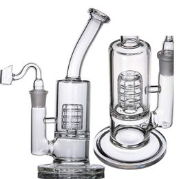 Recycler Oil Rigs hookahs Thick Glass Water Bongs Smoking Pipes Unique Bong Heady Dabber Rigs
