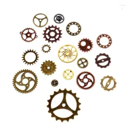 Wall Clocks 100PCS DIY Retro Gear Accessories Metal Jewellery Making Steampunk Mixed Colour Vintage Practical Charms