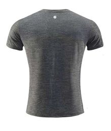 New style Absorbent and breathable designer LL lemons Men Outdoor Shirts New Fitness Gym Football Soccer Mesh Back Sports Quick-dry T-shirt Skinnycfvhfd