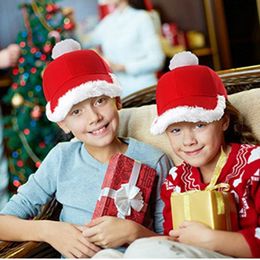 Party Hats Autumn Winter Santa Claus Knitted Woolen Cap Hat Children Kids Adult Festive Decorative Supplies Christmas Decoration 230411