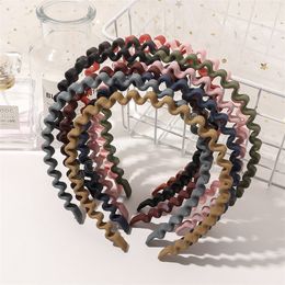 Korean Headband Woman Hoop Colorful Candy Colors Side Bezel Band Hair Accessories Hairbands