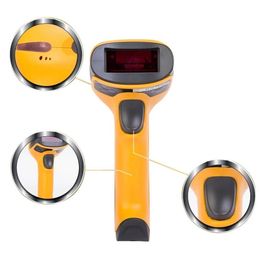 Handheld Barcode Reader Laser Bar Code Scanner for POS PC Newest Black Yellow ABS PC Antiknock design USB 20 Ijhdq