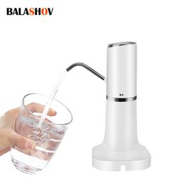 Water Pumps Mini Electric Bottle Dispenser USB Charging Portable Pump Auto Switch Drinking Treatment Appliances 230410