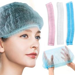 Falsche Wimpern 50/100 Stück Einweg-Vliesstoff sterile Mütze zum Pfropfen von Wimpern Make-up Haarnetzkappen SPA Salon Badezimmerzubehör