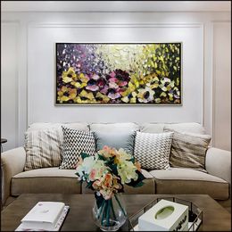 Paintings Original Abstract Colourful Blossom Oil Painting Hand Painted Wall Art Large Cherry Blossoms Oil Painting Flowers Landscape 231110