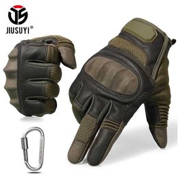 Tactical Gloves Tactical Military Full Finger Gloves Touch Screen Airsoft Combat Paintball Shooting Hard Knuckle Armour Bicycle Driving Glove Men zln231111