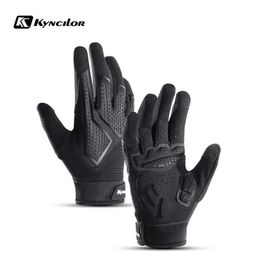 Tactical Gloves Men Women Cycling Gloves Full Finger Non-Slip Shock-proof Gel Pad Breathable Road Mountain Bike Bicycle Motorcycle Riding Gloves zln231111