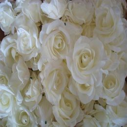 FLOWER HEADS 100p Artificial Silk Camellia Rose Fake Peony Flower Head 7--8cm for Wedding Party Home Decorative Flowew243m