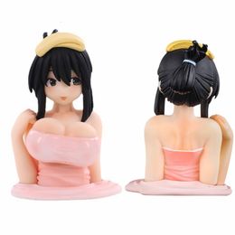 Anime Manga 6Cm Kurusu Kanako Cosplay Sexy PVC Action Figure Q Version Girl Doll Model Cute Mini Car Decoration Toy Gifts 230410