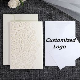Greeting Cards Customized Fast Link Wedding Invitation Engagement Invitations Marriage Luxury Card Sets 230411