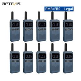 Other Sporting Goods 10 pcs Walkie Talkie Mini Retevis USB Type C Phone RB619 PMR 4 Radio WalkieTalkies Twoway Portable radio PTT el 231110