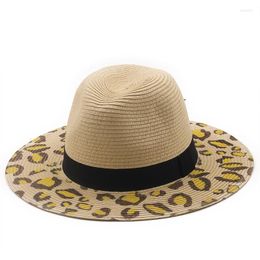 Wide Brim Hats Handmade Summer Spring Panama Men Straw Hat Women Sun Protective Beach Jazz Trilby Cap Sombrero