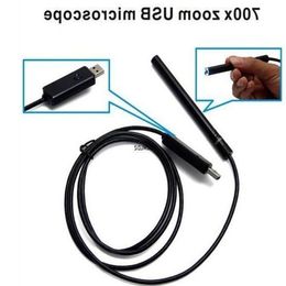 Freeshipping 700x zoom usb Endoscope 4 adjust led light 10mm lens Borescope USB Tube Snake Scope Inspection Camera Waterproof USB micro Sshe