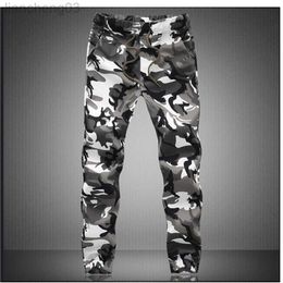 Men's Pants Camouflage Military Jogger Pants Men 2022 Pure Cotton Mens Spring Autumn Pencil Harem Pant Men Comfortable Trousers Camo Joggers W0411