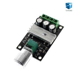 Freeshipping DC 6V 12V 24V 28VDC 3A 80W PWM Motor Speed Controller Regulator Adjustable Variable Speed Control With Potentiometer Switc Etvx