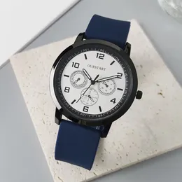 Wristwatches Youth Student Watch Leisure Fashion Simple Quartz Silicone Strap Men Women Luxury Wristwatch Drop