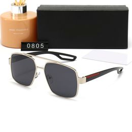 Fashion sunglasses lady designer men glasses summer driver travel Polarised black brown simple designer sunglasses oversized frame ga023