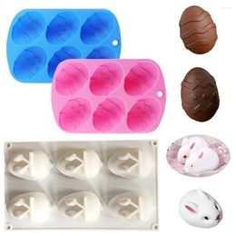 Baking Moulds Jelly Pudding Mould Chocolate DIY Cupcake Pan Cake Silicone Mould Easter Egg Shape