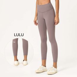 2024 Lu Lu Yoga Lemon Seamless Hot Sale With Fitness Leggings Women Colors Jogging Pants High Waist Pants Breathable Sports Pan