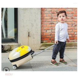 Suitcases Cartoon Kids Suitcase For Boys Girls Wheeled Child Luggage Travel Trolley Children Rolling