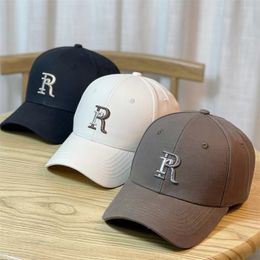 Designer style alphabet embroidery ball cap outdoor sports baseball cap fashion duck cap men's and women's sun visor UV protection breathable style