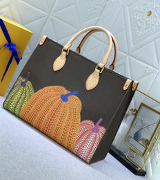 2023 Fashion designer tote bag luxury womens YK OnTheGo handbag flower letter Enpreinte shopping bags Top-quality leather totes shoulder handbags purses