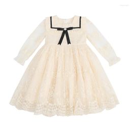 Girl Dresses Girls' Princess 3-12 Years Old Children's Long Sleeve Fashion Mesh