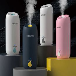 Diffusorer oljor mini aroma diffusor intelligent tidpunkt parfym hine bil luftfräschare eterisk olja diffusor väggmontering fuktare hemtoalett 231110