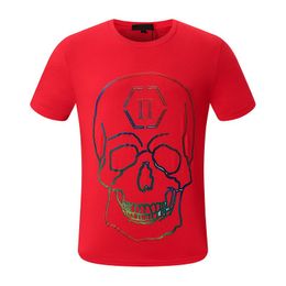 23SS Phillip Plain Men's T-Shirts designer printing PP Skull Diamond t shirt Short sleeve Dollar Brown bear Brand tee O-Neck high Quality Skulls TShirt Streetwear P54