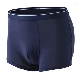 Underpants 9Pcs Mens Underwears Boxers Solid Panties Male Breathable Boxershorts Sexy Gay Comfortable Shorts Pack Super-elastic