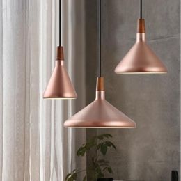 Pendant Lamps Modern Lights Nordic LED Lamp Copper Aluminium Hanglamp Luminaire Suspension Living Room Kitchen Fixture Vintage LightPendant